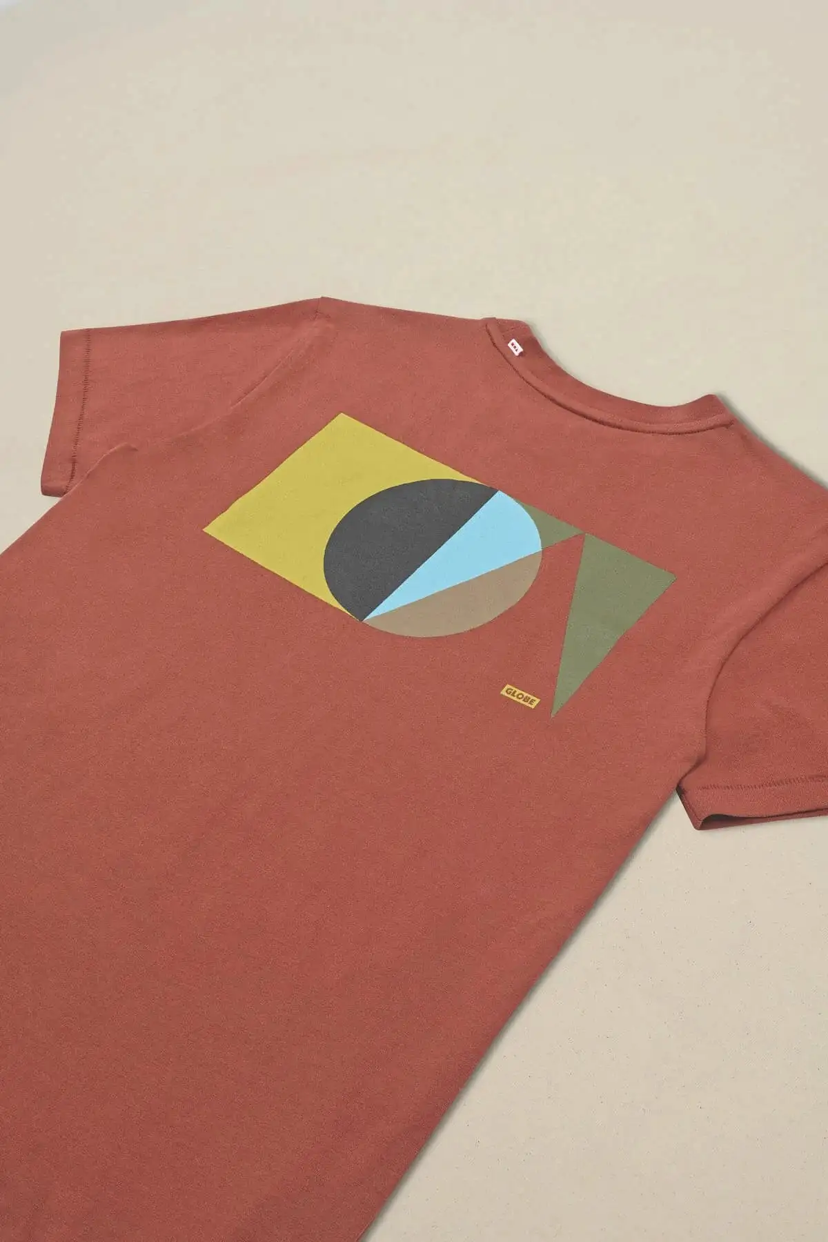 GLOBE T-SHIRT FLAG dark walnut