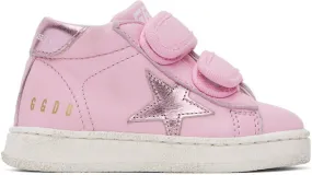 Golden Goose Baby Pink June Sneakers