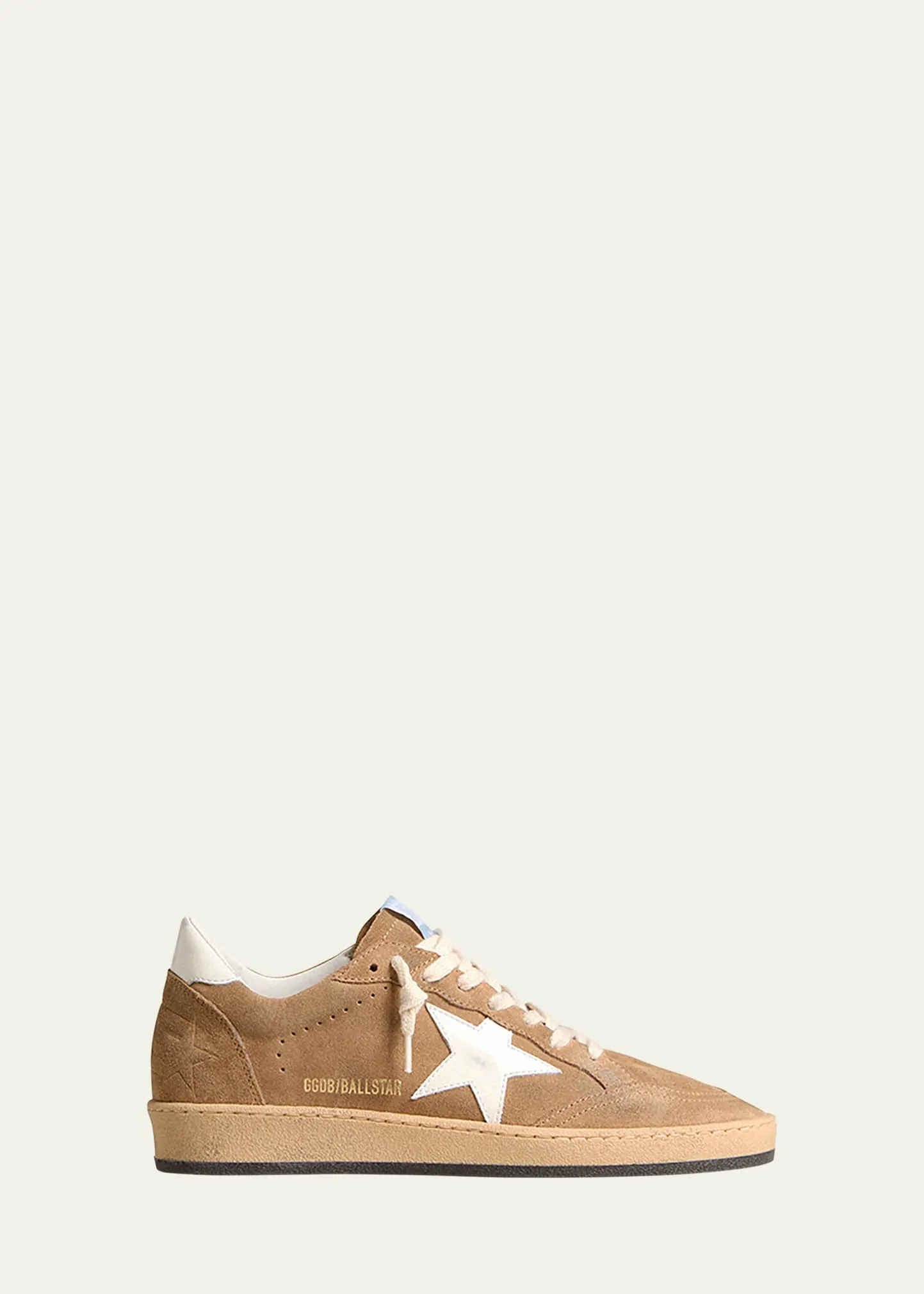 Golden Goose Ballstar Mixed Leather Low-Top Sneakers