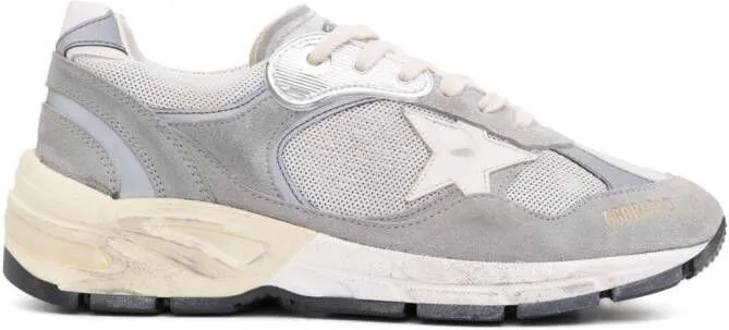 Golden Goose Dad-Star mesh-panelled low-top sneakers Grey