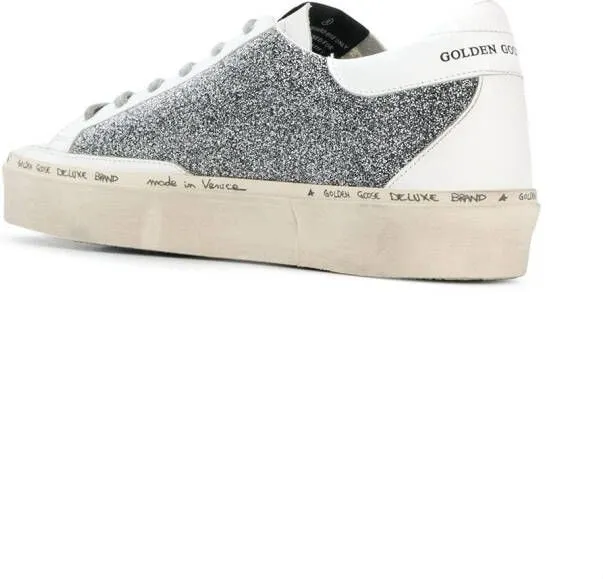 Golden Goose Hi Star glitter-embellished sneakers White