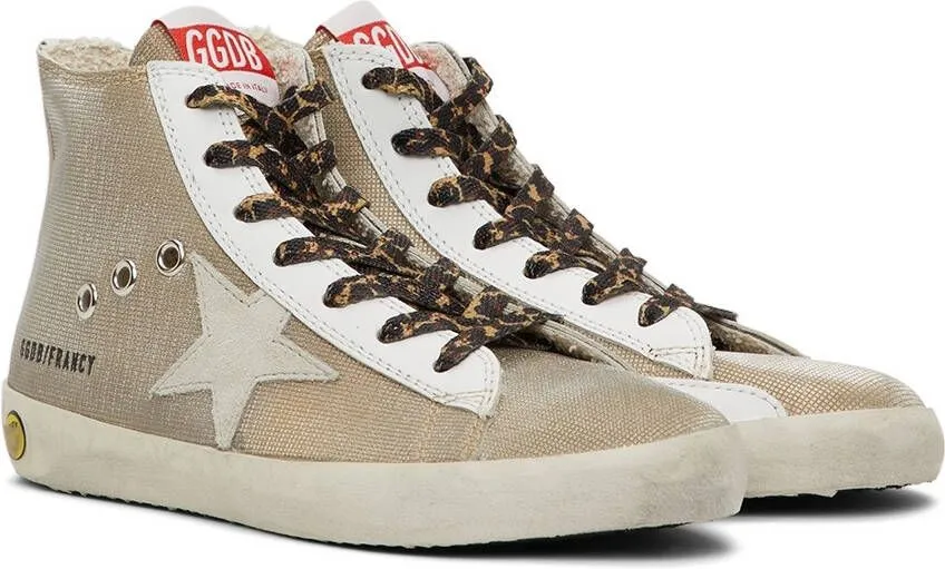 Golden Goose Kids Gold Francy Classic Sneakers