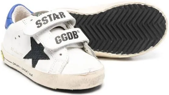 Golden Goose Kids Old School distress-effect sneakers White