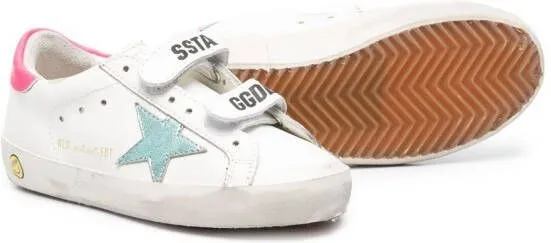 Golden Goose Kids Old School low-top sneakers White