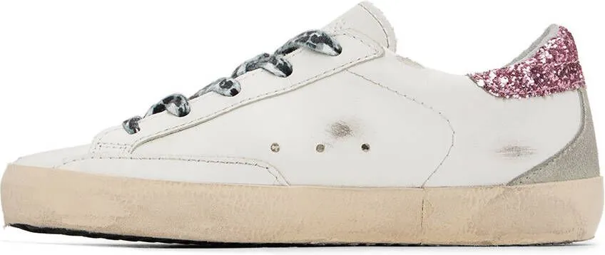 Golden Goose Kids White Super Star Sneakers