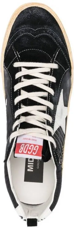 Golden Goose Mid Star lace-up sneakers Black