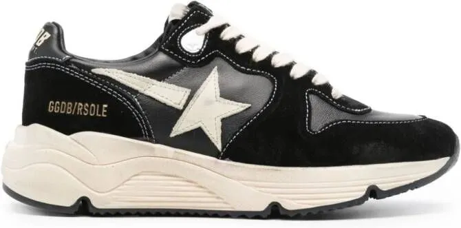 Golden Goose Running Sole panelled sneakers Black