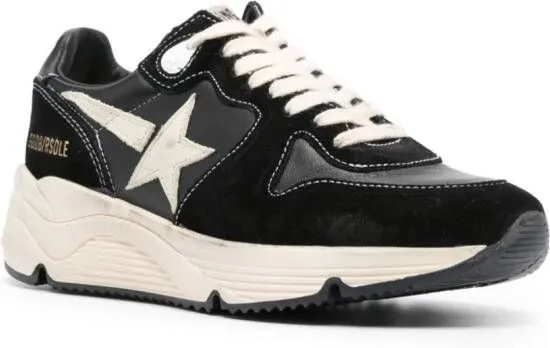 Golden Goose Running Sole panelled sneakers Black