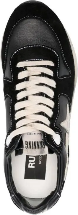 Golden Goose Running Sole panelled sneakers Black