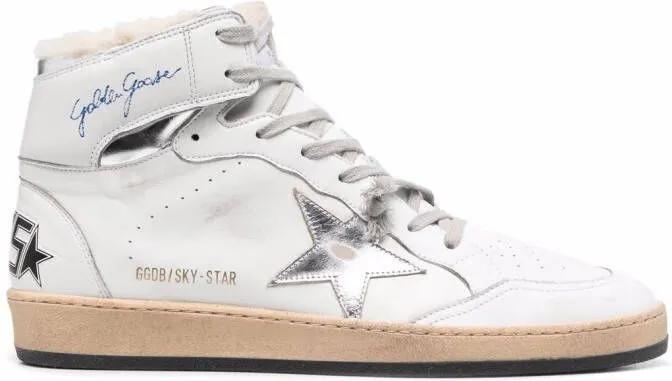 Golden Goose Sky-Star high-top sneakers White