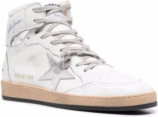 Golden Goose Sky-Star high-top sneakers White