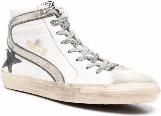 Golden Goose Slide high-top sneakers White