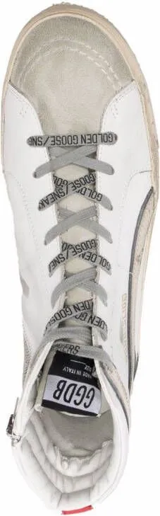 Golden Goose Slide high-top sneakers White