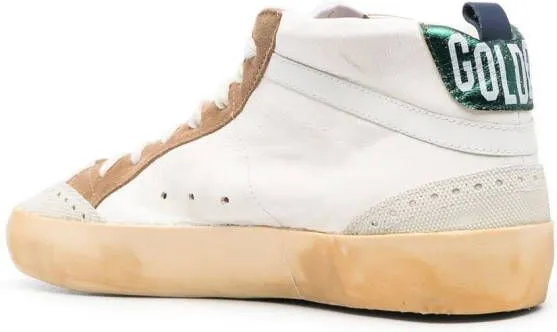 Golden Goose star-patch high-top sneakers Neutrals