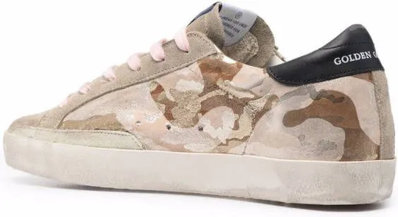 Golden Goose Super-Star camouflage sneakers Neutrals