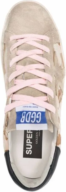 Golden Goose Super-Star camouflage sneakers Neutrals