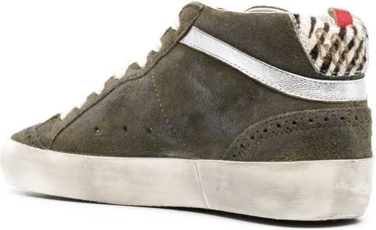 Golden Goose Superstar hi-top sneakers Green