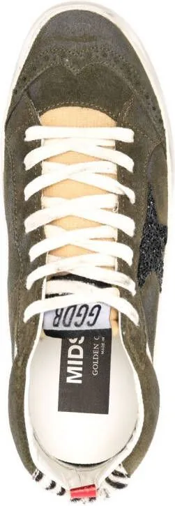 Golden Goose Superstar hi-top sneakers Green