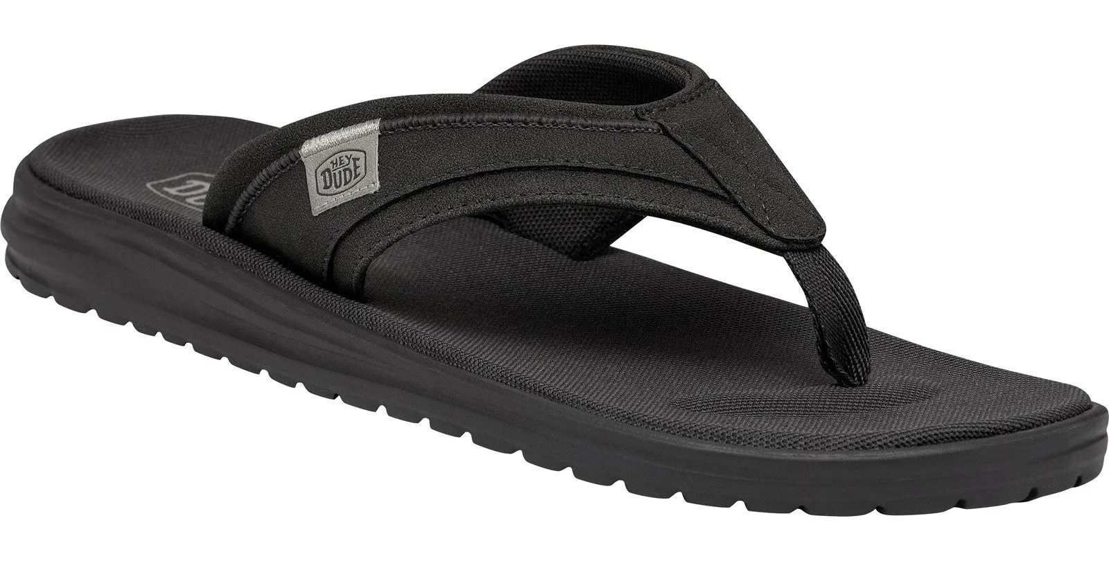 Hey Dude Sami 40137 Mens Leather Toe Post Sandal