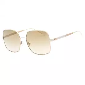 Hugo Boss BOSS 1160/S Sunglasses Matte White Gold / Brown ss Gold Women's