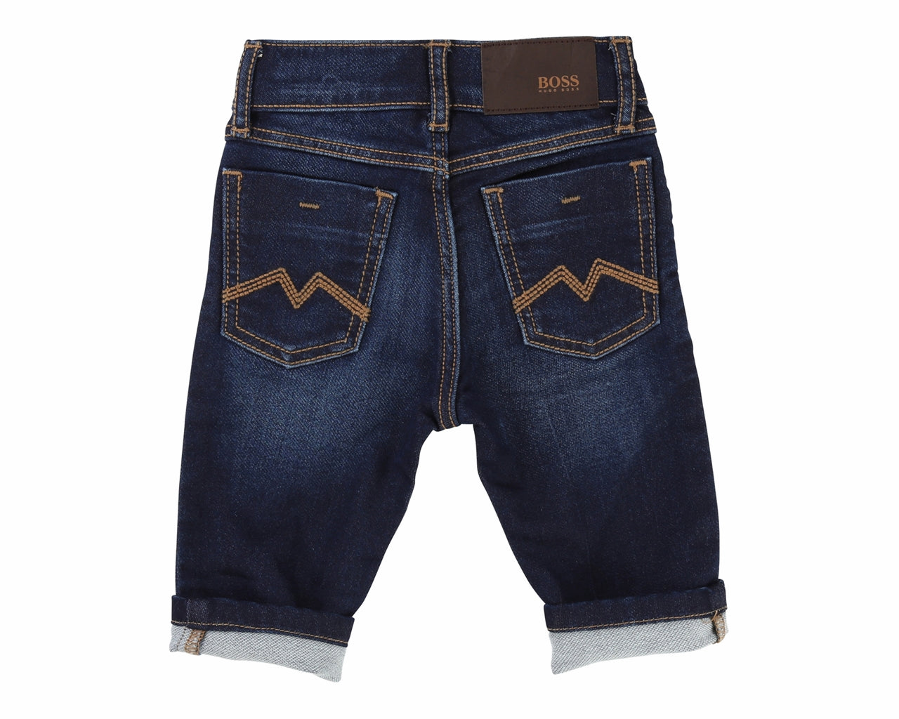 Hugo Boss J04289 Z26 Elastic Waistband Baby's Jeans Dark Blue