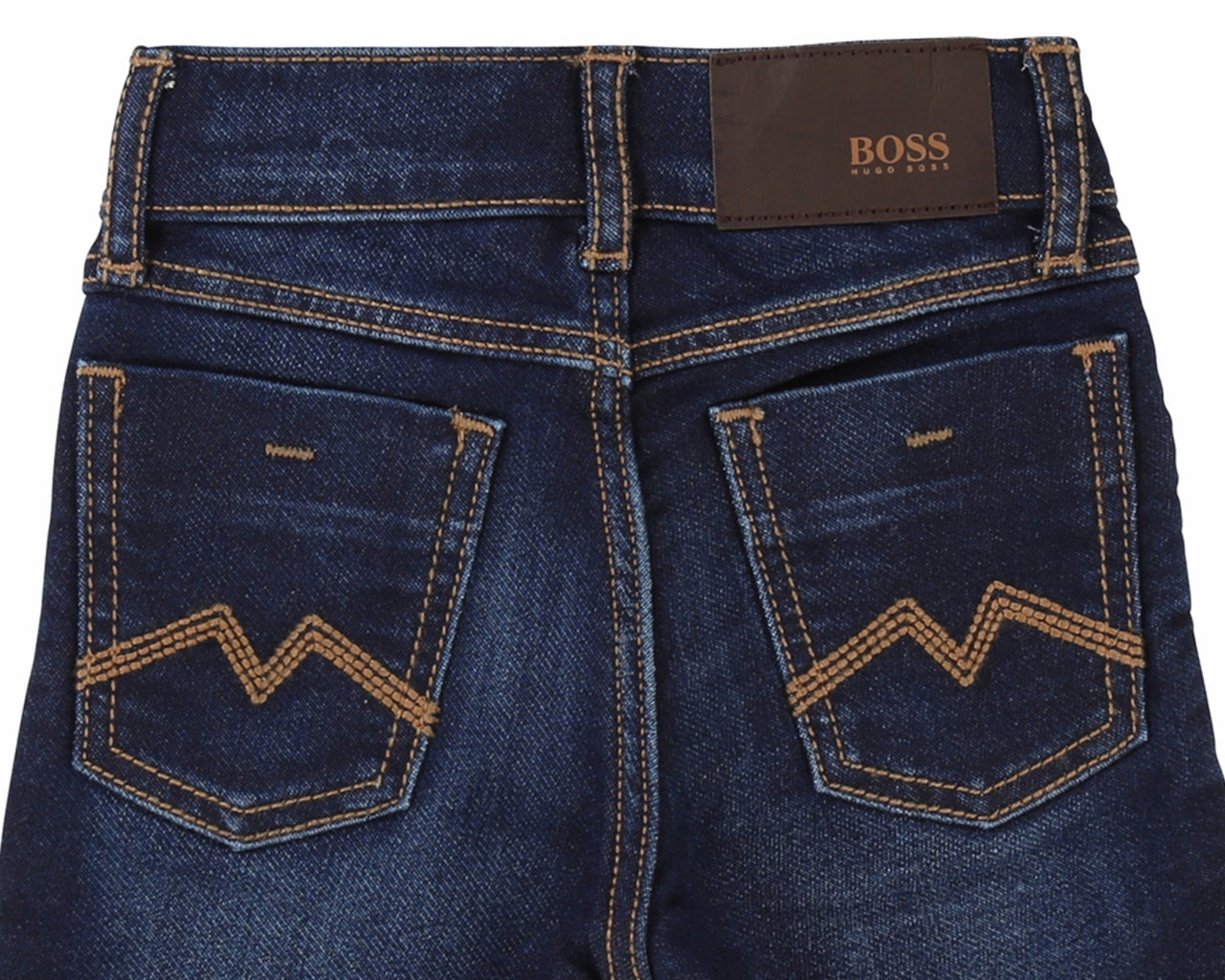 Hugo Boss J04289 Z26 Elastic Waistband Baby's Jeans Dark Blue