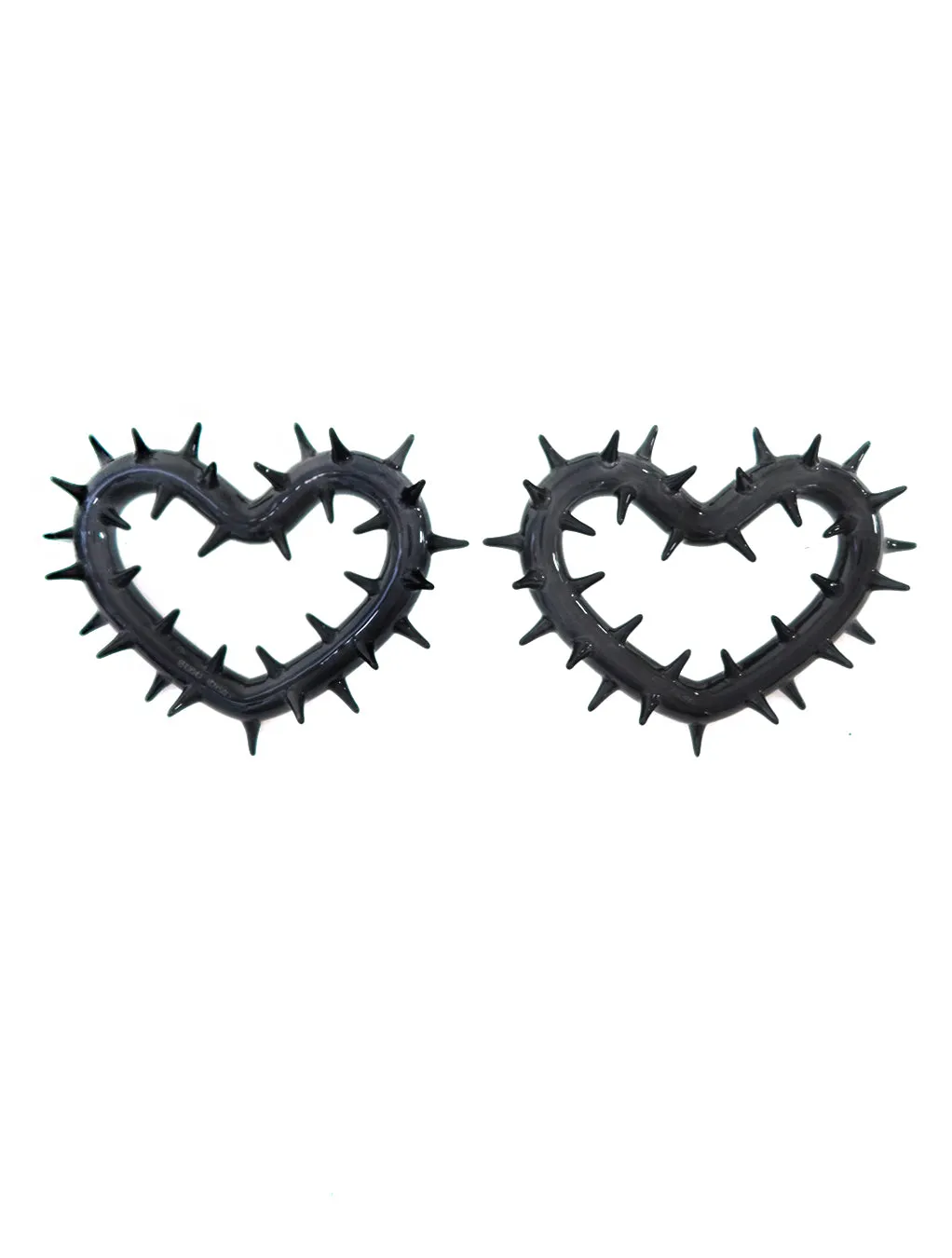 Hugo Kreit Spikey Heart Hoops