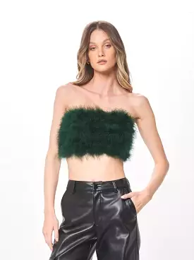 HUNTER FEATHERED TOP