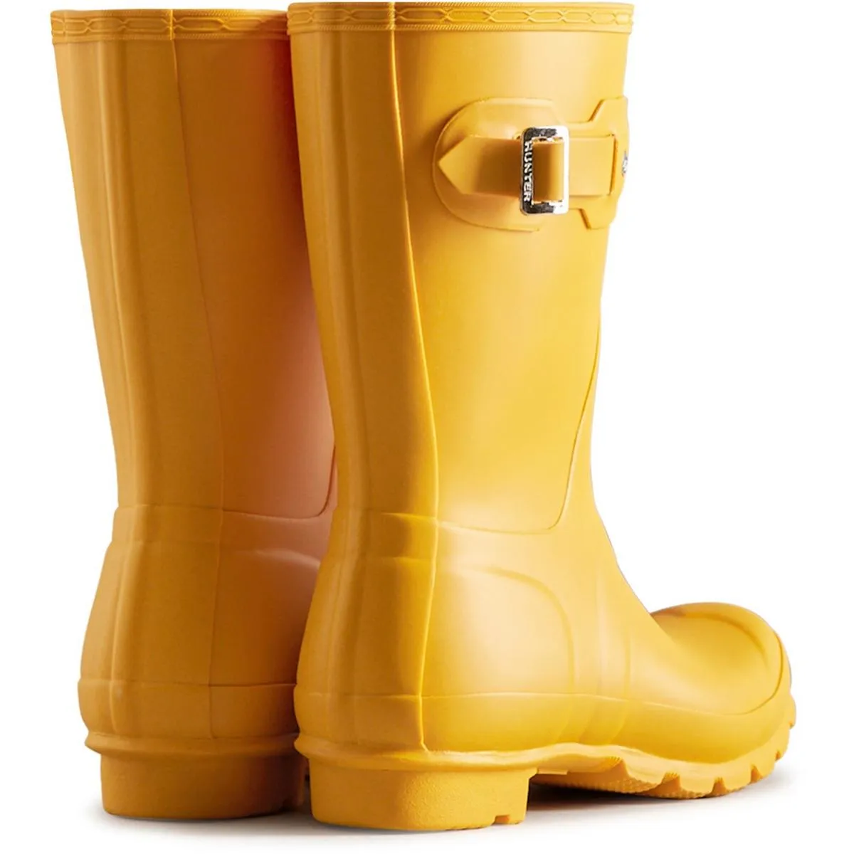 Hunter Original Short Wellington Boots Yellow