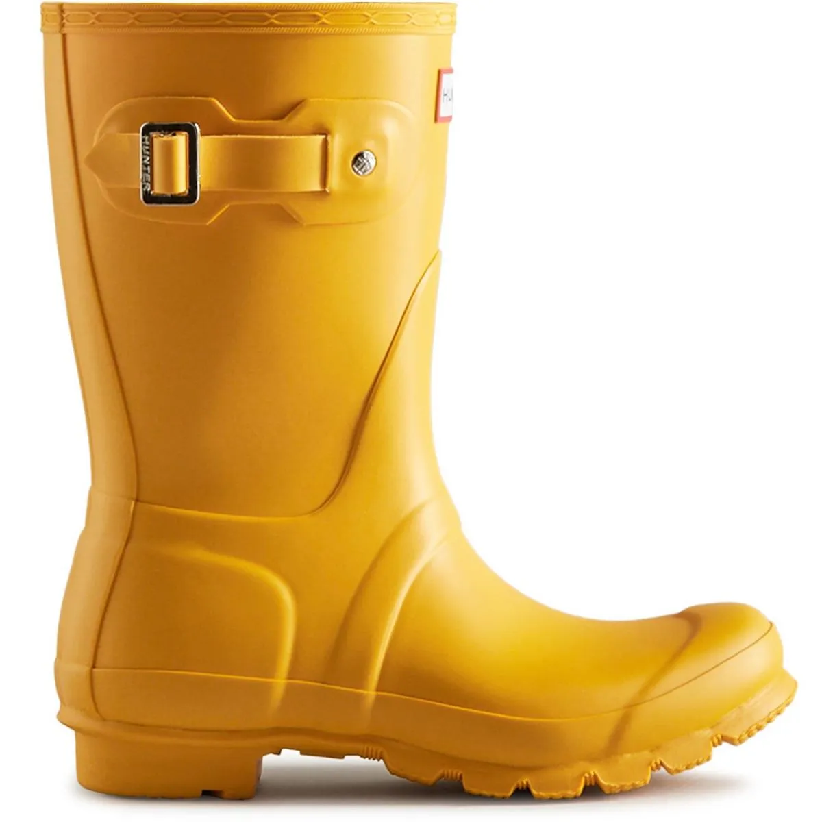 Hunter Original Short Wellington Boots Yellow