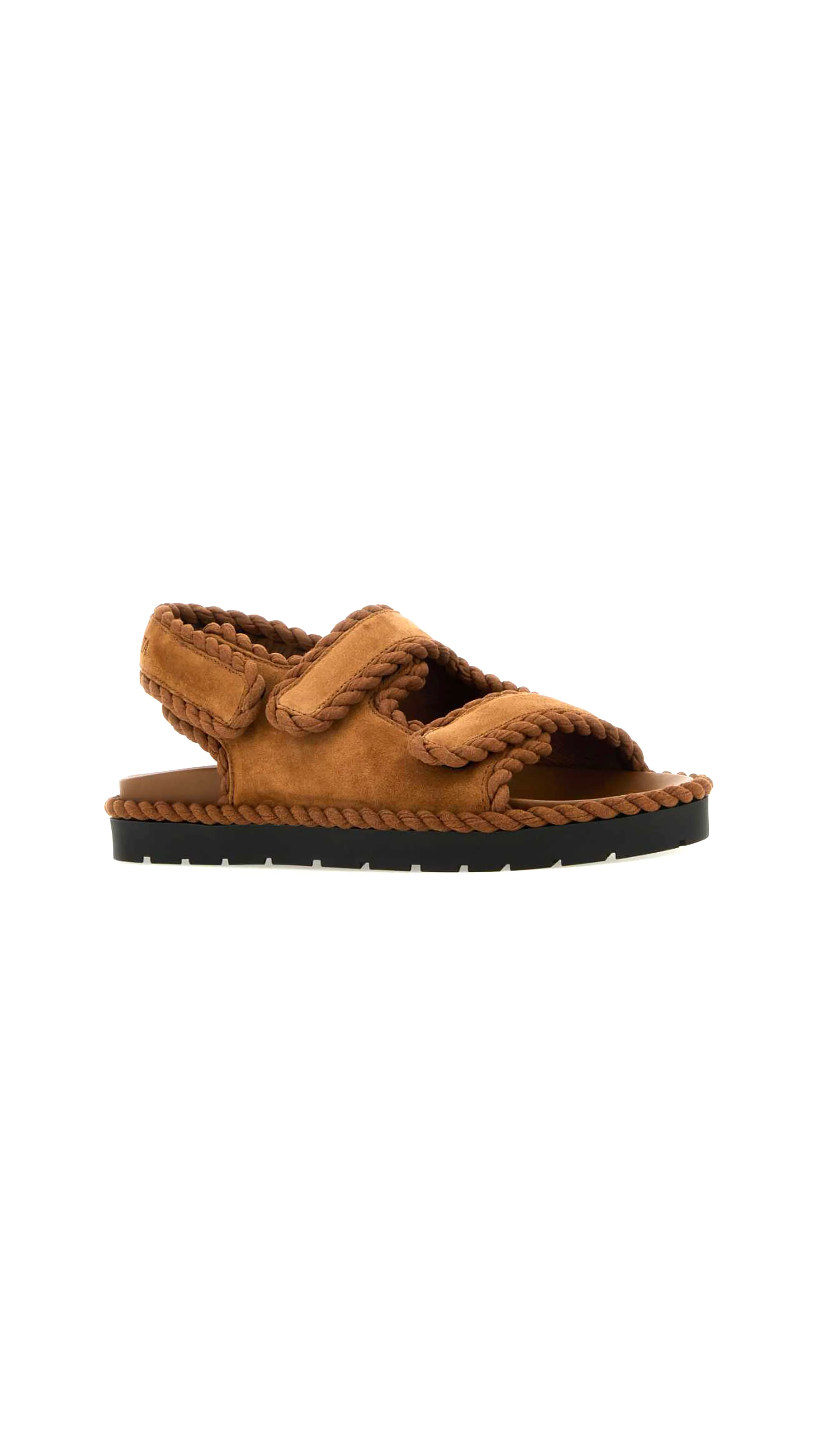 Jack Flat Sandal - Brown