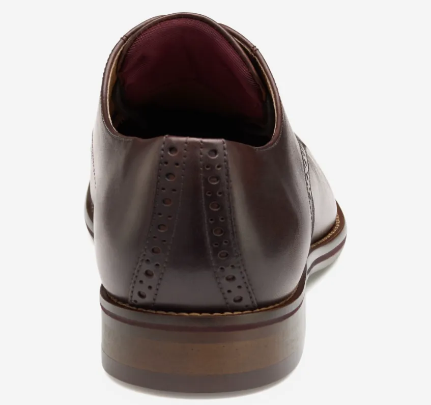 Johnston & Murphy Conard 2.0 Plain Toe Mahogany Full Grain Men's