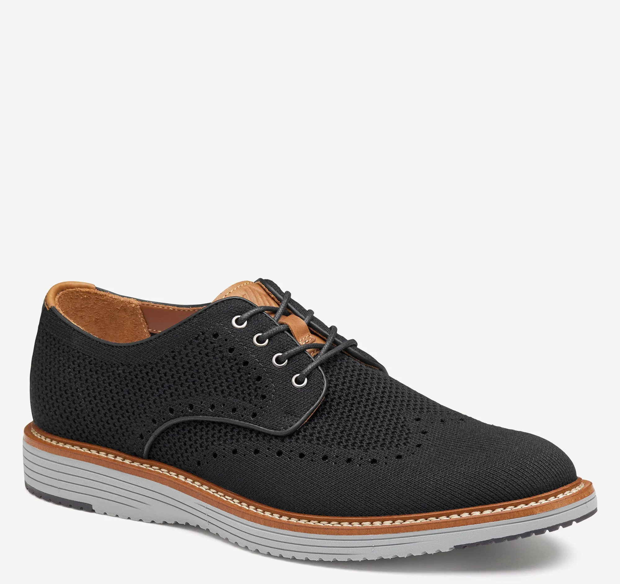 Johnston & Murphy Upton Knit Wingtip Men's