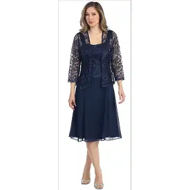 Jolene Short Dress with Jacket Size Medium Style SL8485