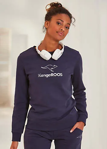 KangaROOS Logo Print Sweatshirt | Grattan