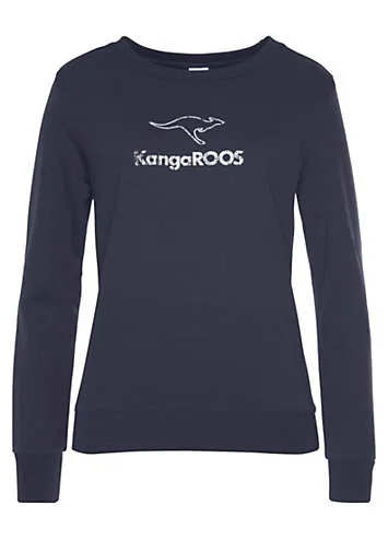 KangaROOS Logo Print Sweatshirt | Grattan