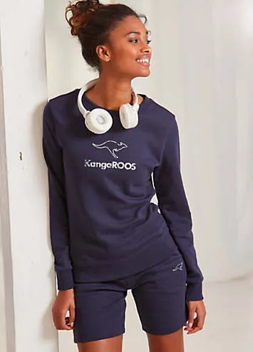 KangaROOS Logo Print Sweatshirt | Grattan