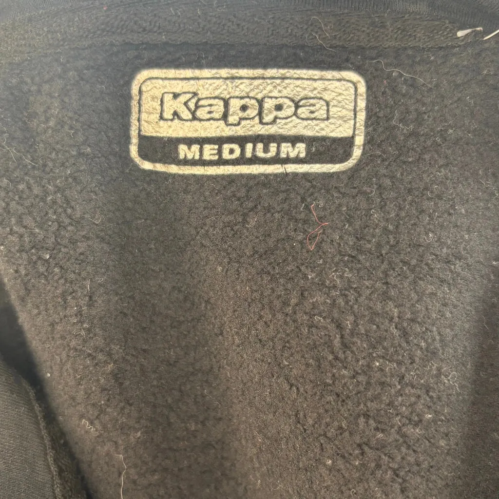 Kappa Hoodie - Medium Black Cotton Blend