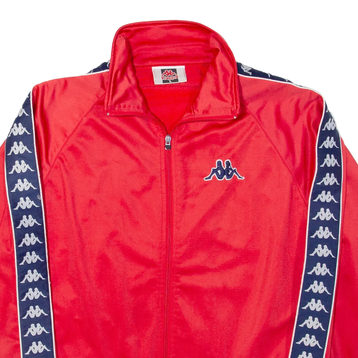 KAPPA Mens Track Jacket Red L