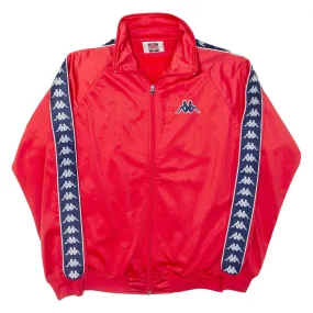 KAPPA Mens Track Jacket Red L