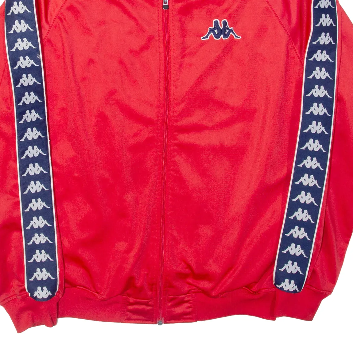 KAPPA Mens Track Jacket Red L