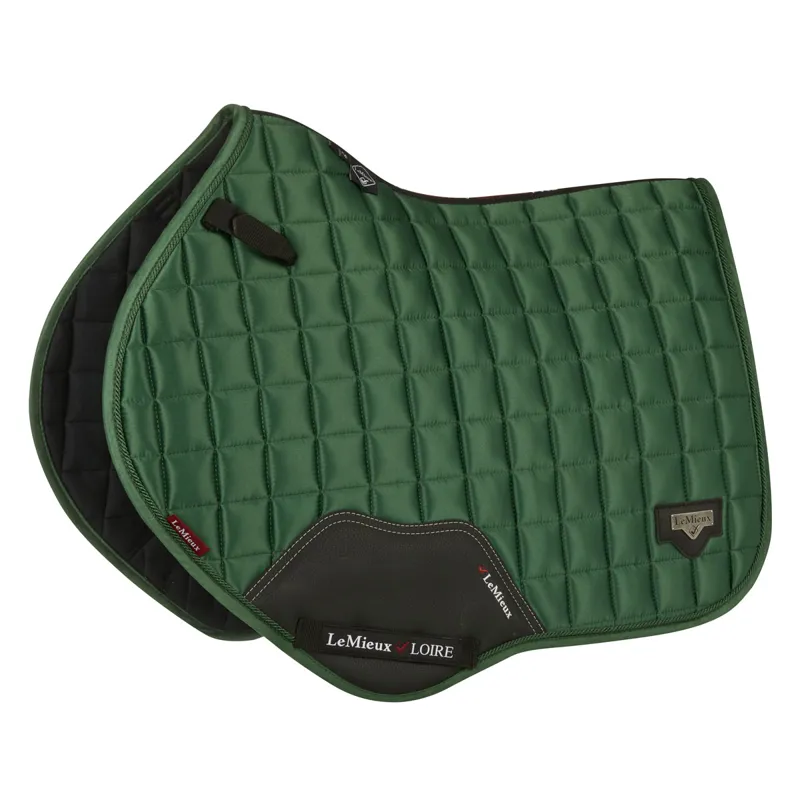 LeMieux Loire Classic Satin Close Contact Square - Hunter Green