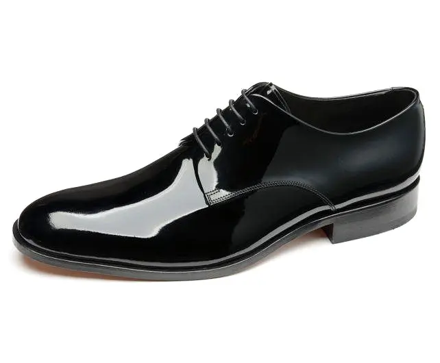 LOAKE -Bow derby dress shoe - Black