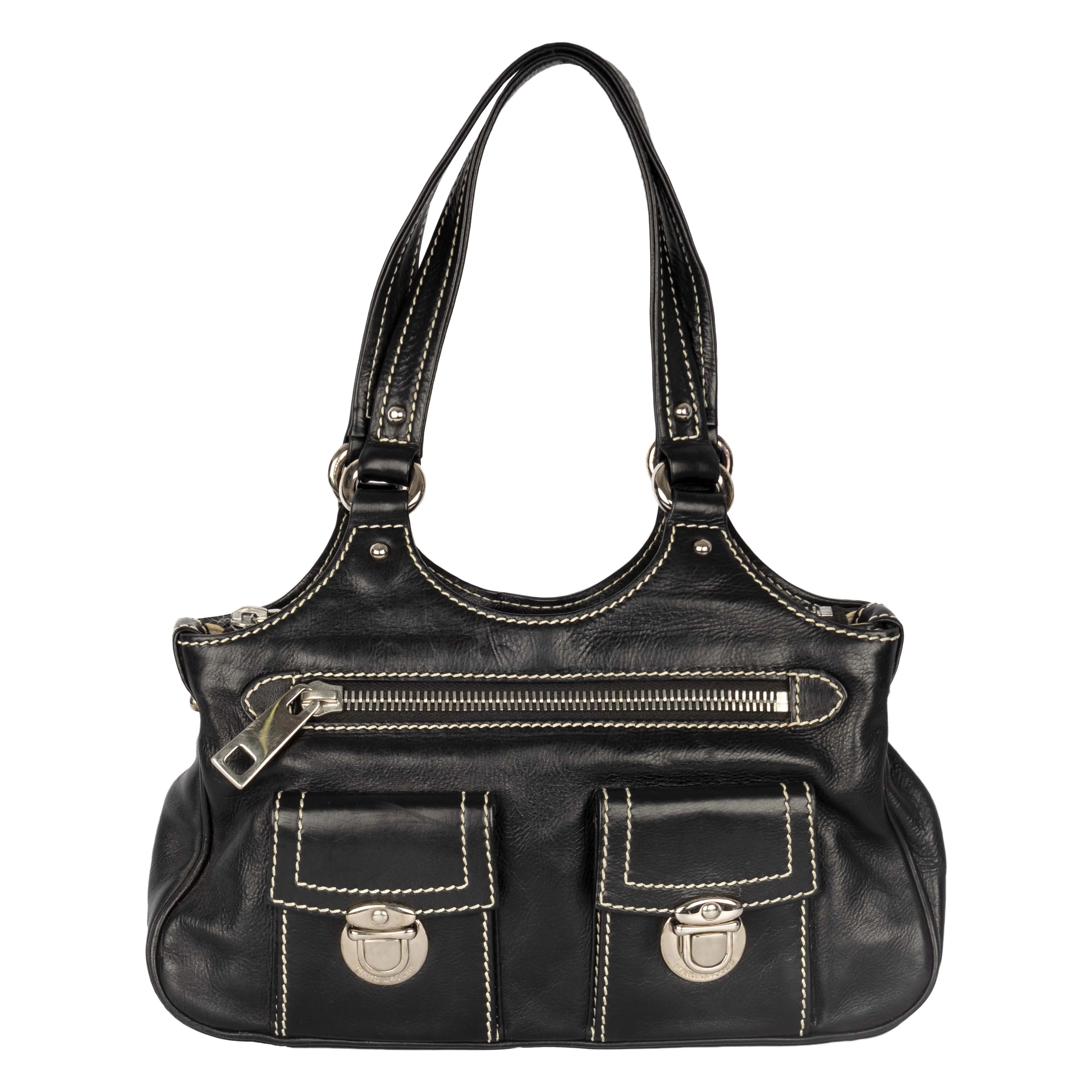 Marc Jacobs Anouk Black Leather Bag - '00s