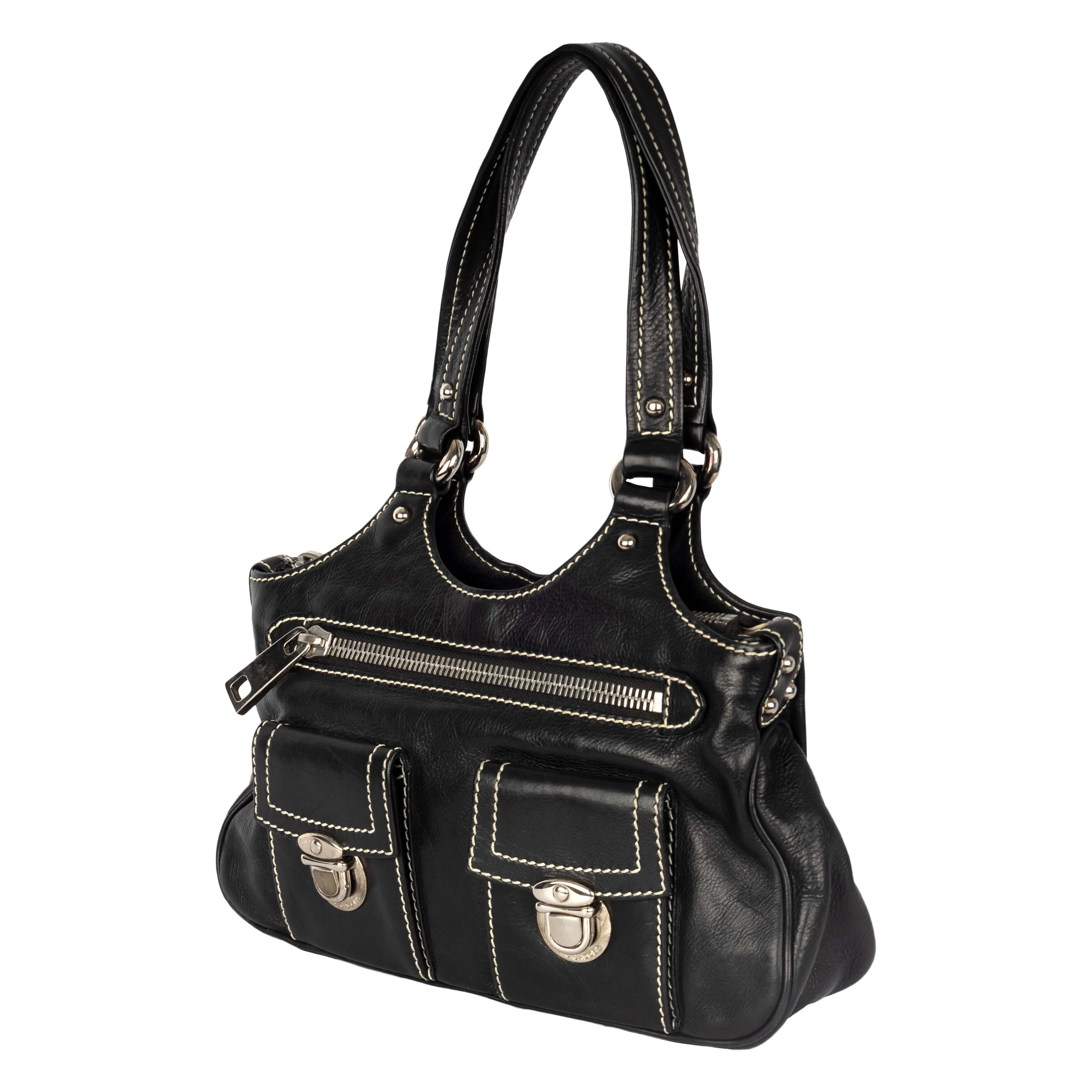 Marc Jacobs Anouk Black Leather Bag - '00s