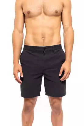 MENS HUNTER 19 HYBRID BOARDSHORT BLACK