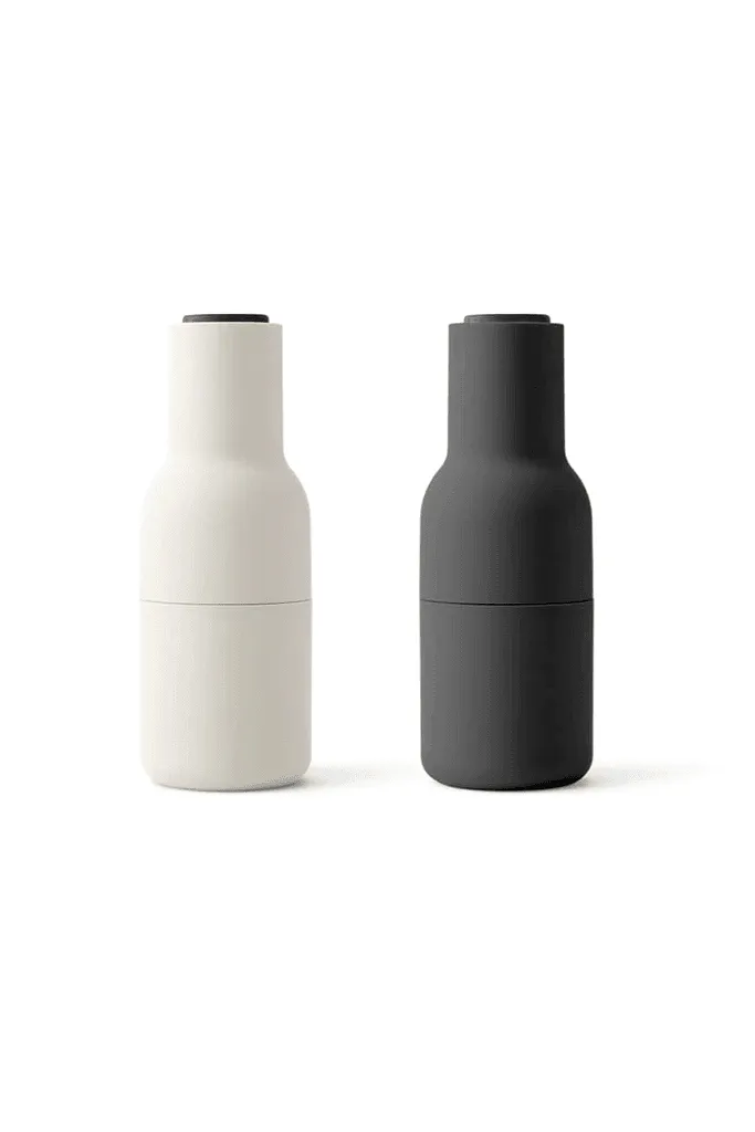 Menu - Salt & Pepper Bottle Grinders (set Of 2) - Ash/carbon & Walnut