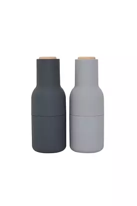 Menu - Salt & Pepper Bottle Grinders (set Of 2) - Cool Grey & Beech