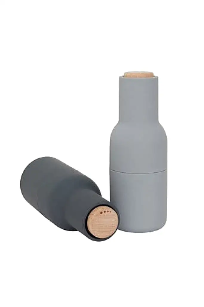 Menu - Salt & Pepper Bottle Grinders (set Of 2) - Cool Grey & Beech