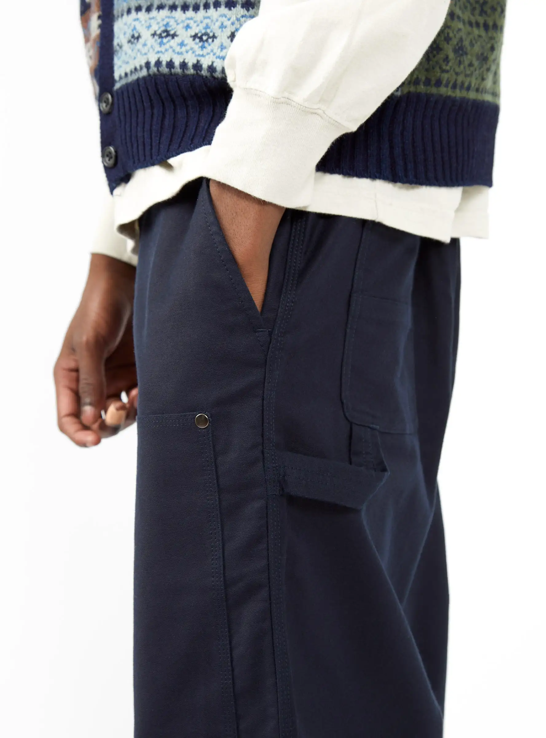 Moleskin Double Knee Trousers Navy